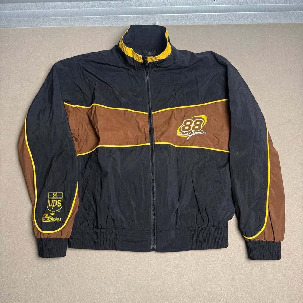 Vintage Chase Authentics Dale Jarrett 88 UPS Nascar Racing Jacket Size Small